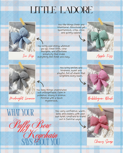 Puffy Bow Keychain - Mystery Blind Bag