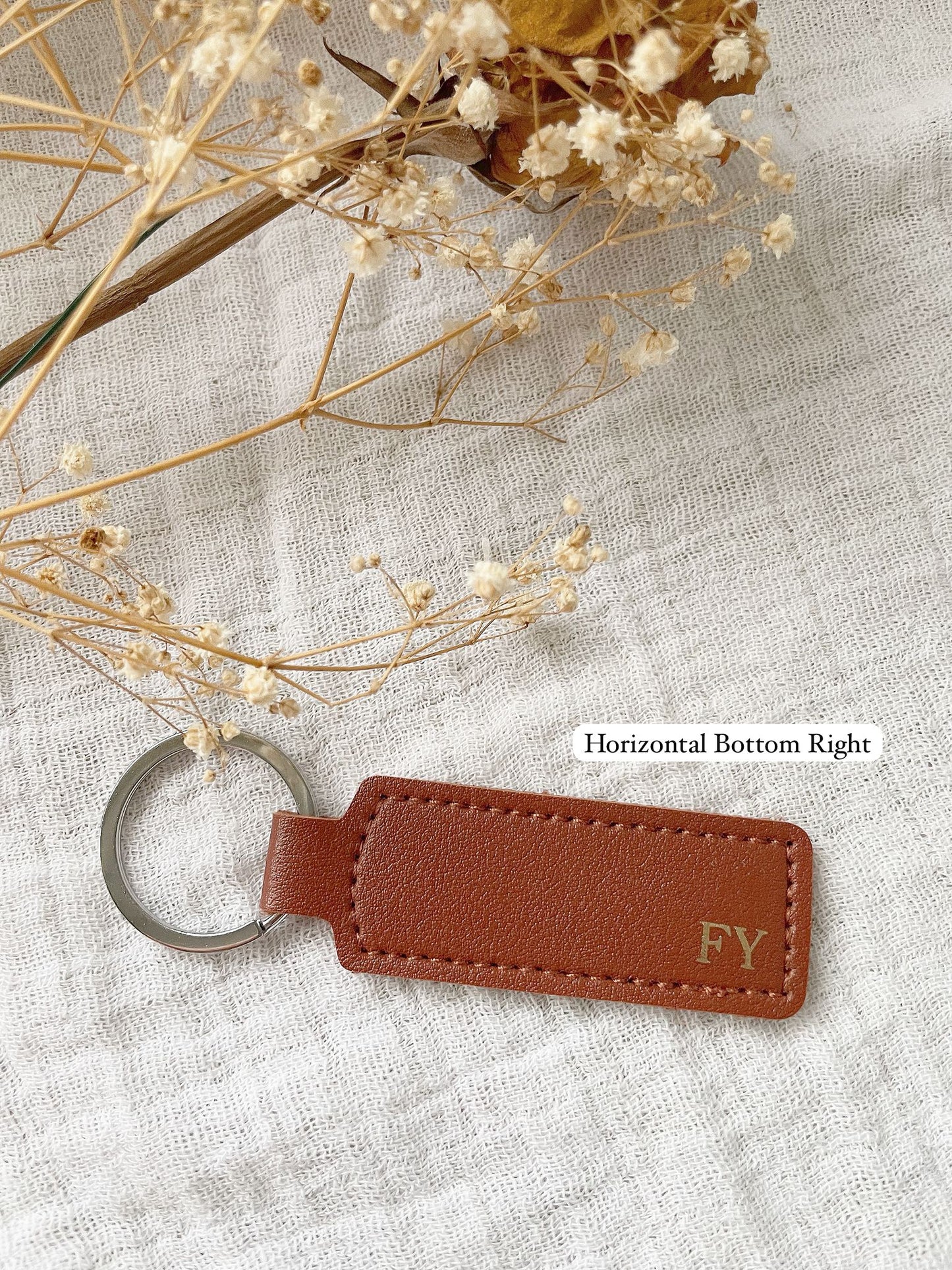 MODU Keychain - Initials (Front only)