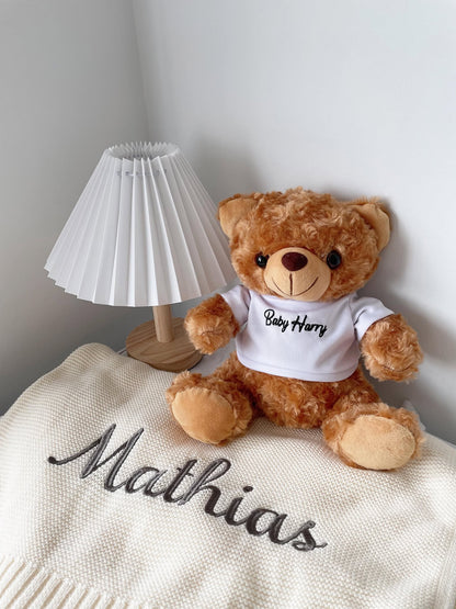 baby gift bear blanket